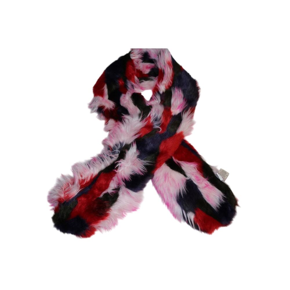 UGG Women's Faux Fur Patchwork Scarf O/S NWT